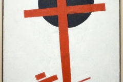 La croix rouge sur un cercle noir, Kasimir Malévitch, 1915 - SL