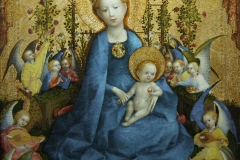 La Vierge à la roseraie, Stephan Lochner, 1448 - wikimedia commons, domaine public
