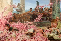 Les roses d’Eliogabalus, Sir Lawrance Alma-Tadena, 1888 - wikimedia commons, domaine public