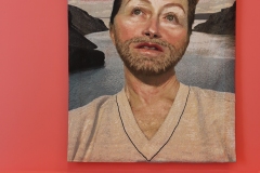 Exposition Cindy Sherman, tapisserie de selfie 2020 - SL2020