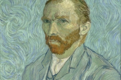 Autoportrait, Vincent van Gogh, 1889 - wikimedia commons, domaine public