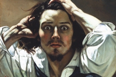 Le désespéré, Gustav Courbet, 1845 - wikimedia commons, domaine public