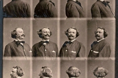 Autoportrait tournant, Nadar, 1865 - wikimedia commons, domaine public