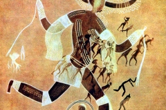 Dame Blanche du Tassili, Algérie, copie musée de l’Homme, vers 4000 av. J.-C. - wikimedia commons, domaine public