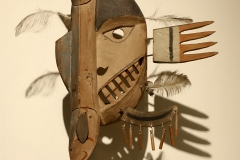 Masque yup’ik du poisson, Alaska, début 20ème siècle - SL, Musée du Louvres, 2020