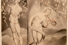 La tentation d’Automne d’Eve dans le jardin d’Eden, William Blake, 1808 - SL2019