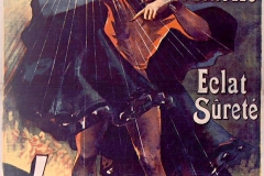 Lucifer pétrole, affiche publicitaire, début 20ème siècle - domaine public