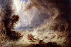 Le commencement du Déluge, William Westall, Tate,1848 - SL2019, domaine public