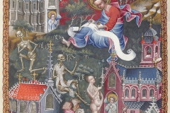 Jean à Patmos, Apocalypse flamande, 1500, BnF	Source gallica.bnf.fr/BnF