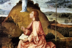 Jean à Patmos, Jérôme Bosch, 1489 - wikimedia commons, domaine public