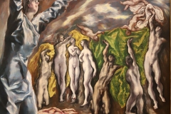 L’ouverture du 5ème sceau, détail, El Greco, 1614-SL, Grand Palais, 2020