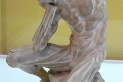 Ecorché dit de Michel-Ange, plâtre, copie 19ème siècle - Wikimedia commons, par jankie-geknielde spiermani gipsbeeldje, CC-SA2.0