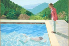 Portrait of an artist (piscine avec deux figures), David Hockney, 1972-Wikimedia commons, domaine public