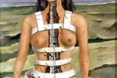Frida Khalo, la colonne brisée 1944 - Wikimedia commons, domaine public