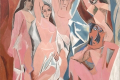 Les demoiselles d’Avignon , Pablo Picasso,1907 - Wikimedia commons, domaine public
