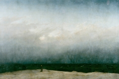 Caspar Gustav Friedrich, le Moine au bord de la mer, 1808-1810 - wikipedia commons, domaine public