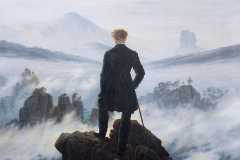 Caspar David Friedrich, voyageur au dessus de la mer de nuages, 1818 - wikimedia commons, domaine public