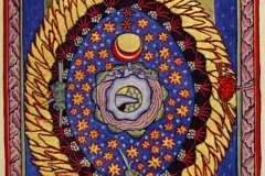 Hildegarde de Bingen, les régions du cosmos, 1165 - wikipedia commons, domaine public