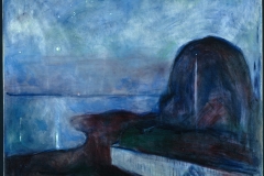 Eduard Munch, nuit étoilée, 1893 - SL, domaine public