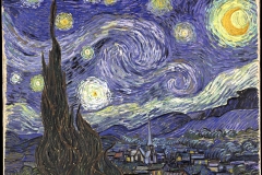 Van Gogh, nuit étoilée, 1889 - wikipedia commons, domaine public