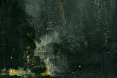 Whistler, nocturne en noir et or, 1874 - wikimedia commons, domaine public