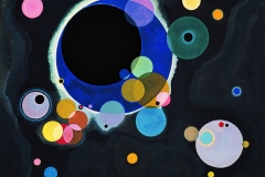 Vassily Kandinsky, quelques cercles, 1926 - wikimedia commons, domaine public