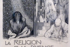 Kupka, dessin, religion-et-science, 20ème siècle - SL, domaine public