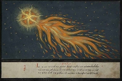 Comète, Le livre des Miracles, 1500 - wikipedia commons, domaine public
