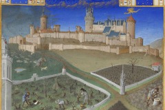 Mars, Les très riches heures du duc de Berry, Frères de Limbourg, 1410-1416- wikimedia commons, domaine public