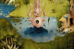 Le Paradis, détail du Jardin des délices, Jérôme Bosch, 1505 - wikimedia commons, domaine public