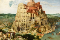 La tour de Babel, Pieter Bruegel l'Ancien, 1563 - wikimédia commons, domaine public